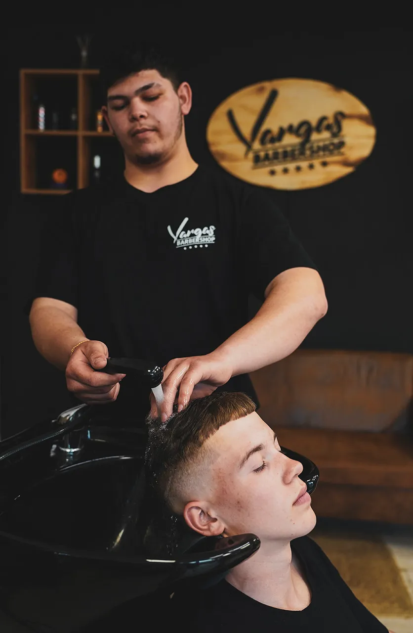 Vousy po úpravě břitvou — Vargas Barbershop Liberec